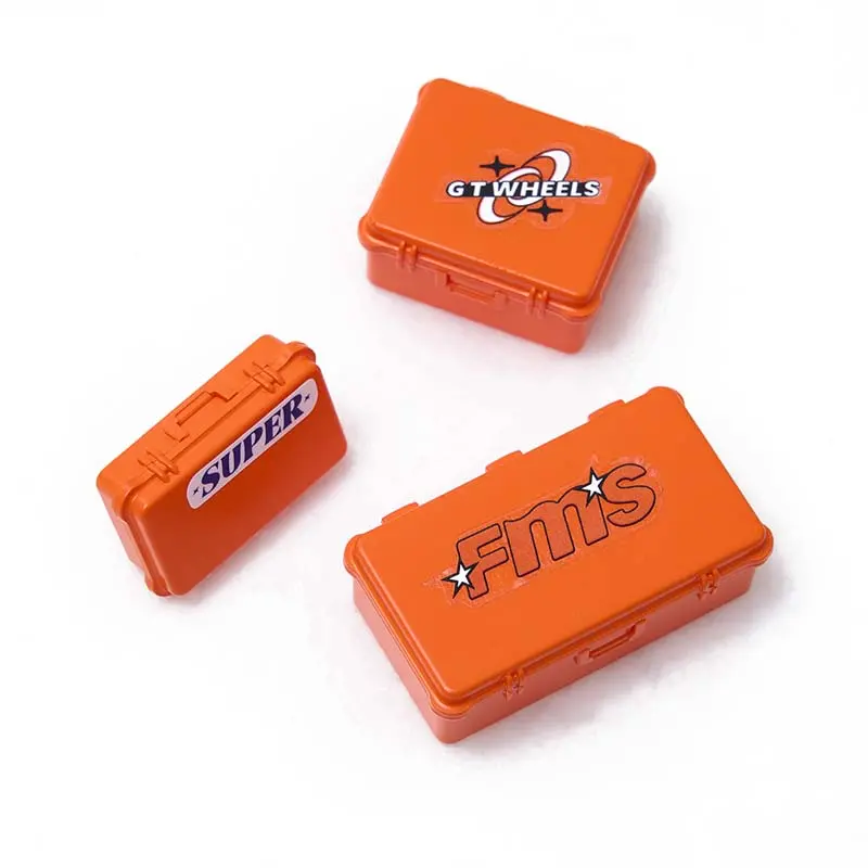 1:18/1:24 Luggage Box Set (Orange) 1