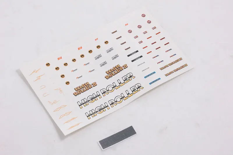 1:24 Smasher Red Car Decal Sheet (High Roller) 1