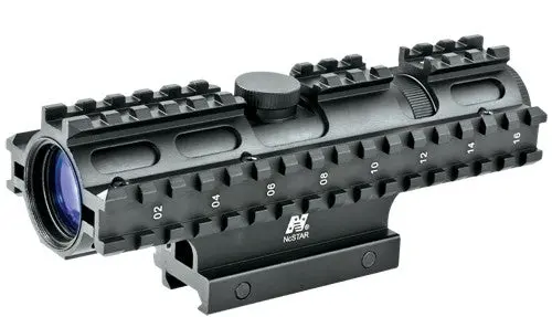 2-7X32 Compact Scope/3 Rail Sighting System/Mil-Dot/Green/Weaver Mount 1