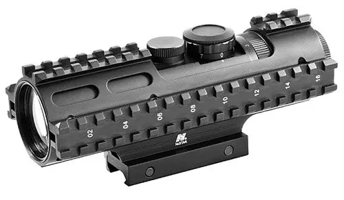 3-9X42 Compact Scope/3 Rail Sighting System/Blue Illuminated Mil-Dot/Weaver Mount 1