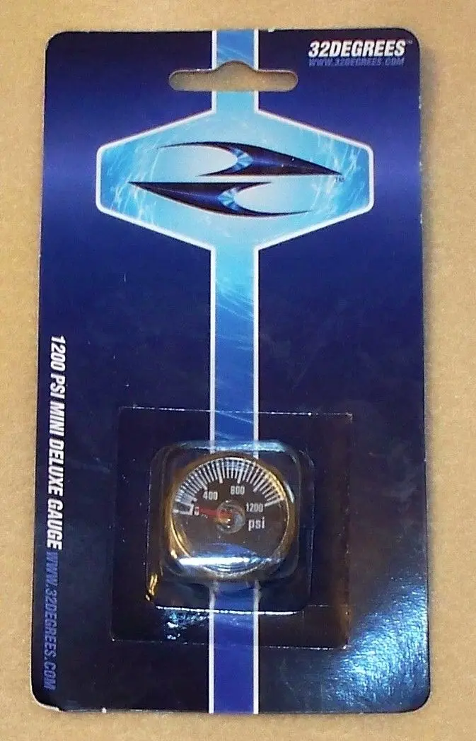 32 Degrees 1200 Psi Mini Deluxe Gauge 1