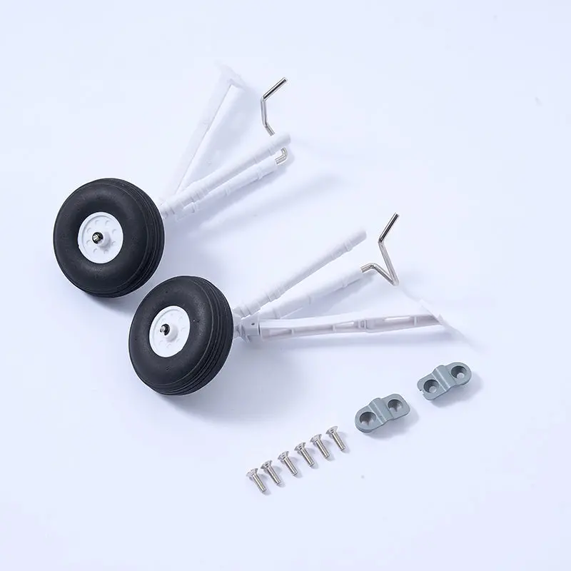 64Mm F-16 Main Landing Gear Set （Pairing Left & Right）Battlefield Gray 1
