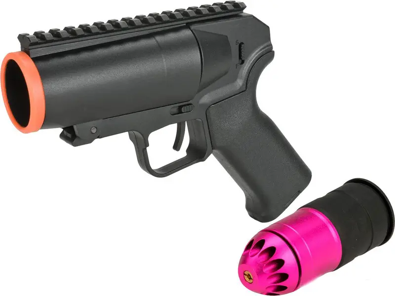 6Mmproshop Airsoft Pocket Cannon Grenade Launcher Pistol (Package: Launcher + Matrix Mosquito "No Reset" Shell) 1