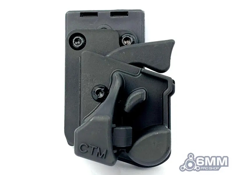 6Mmproshop Ctm Speed Draw Holster For Action Army Aap-01 Gas Airsoft Pistol - Black 1