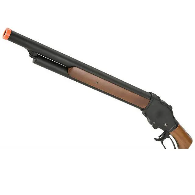 6Mmproshop M1887 Terminator Lever Action Gas Airsoft Shotgun - Sawed Off - Black 1
