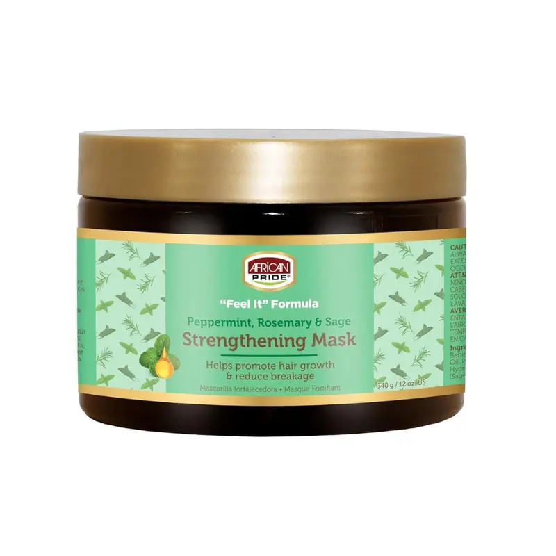 African Pride Feel It Formula Strengthening Mask All Hair Types Moisturizing - 12 Oz 1