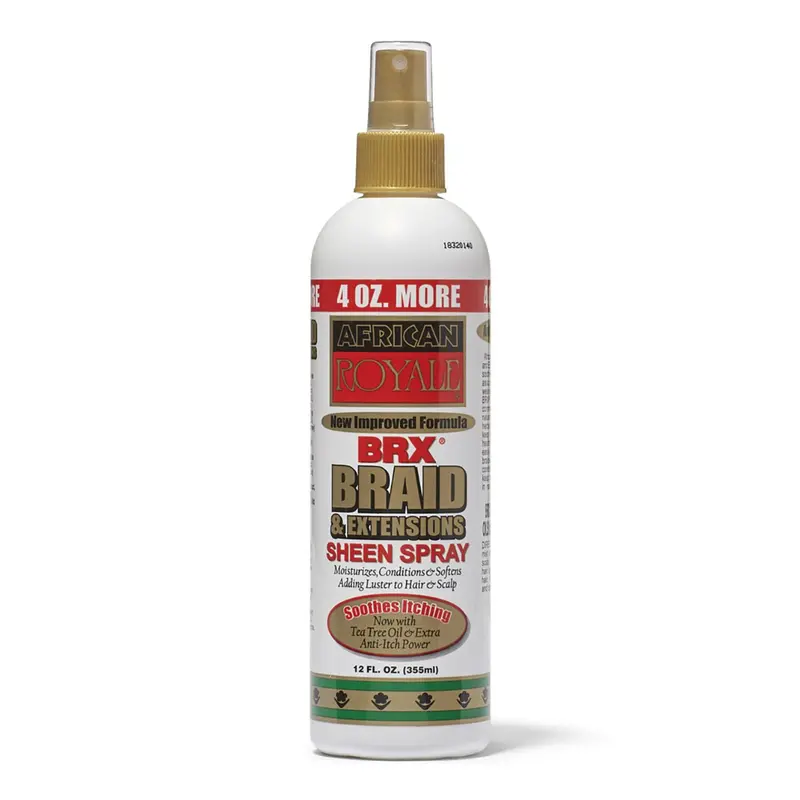 African Royale Brx Braid & Extensions Sheen Spray - 12 Oz 1