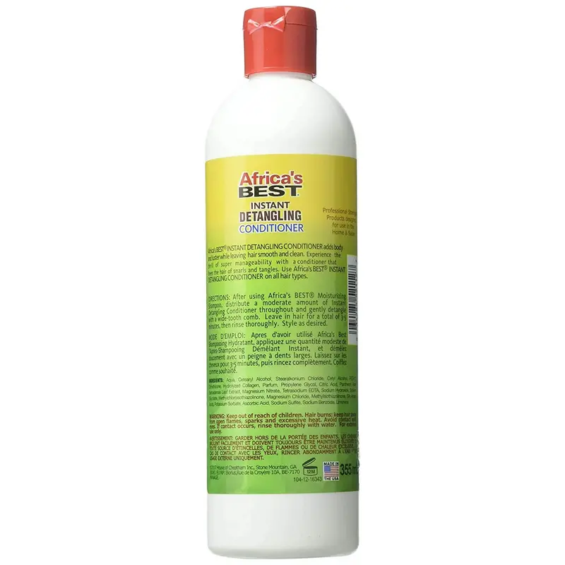 Africa’S Best Instant Detangling Conditioner | Moisturizing Hair Softener – 12 Oz 2