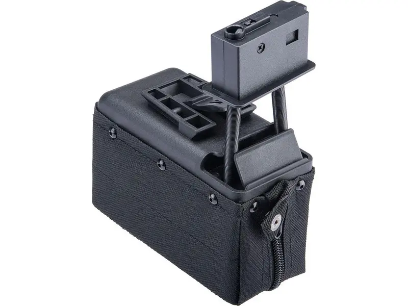 A&K 1500 Round Box Magazine With Upgraded High Strength Motor For Airsoft M249 Series Aeg 1