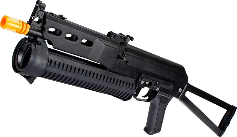 Ak Bizon-2 Bison Pp-19 Full Metal Airsoft Aeg Rifle - Black 1