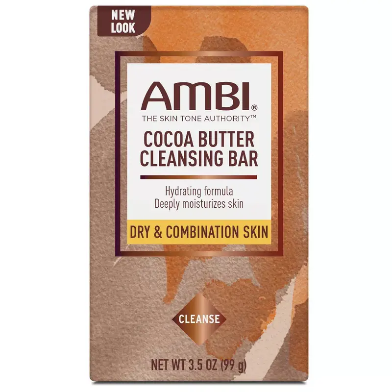 Ambi Cocoa Butter Cleansing Bar Soap - For Dry & Combination Skin - 3.5 Oz 1