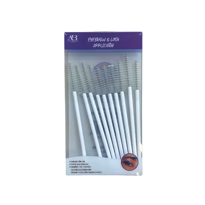 Ana Beauty Eyebrow & Lash Spoolie Applicator | Dual-Purpose Grooming Brush – Choose Color 2