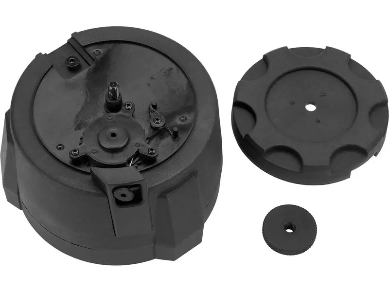 Angel Custom 1500 Round Firestorm Airsoft Aeg Drum Flashmag (Body Only) - Black 2