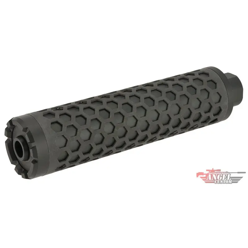 Angel Custom Hive Airsoft Barrel Extension (160Mm / 14Mm Neg.) - Black 1