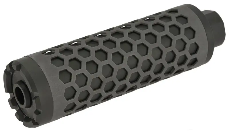 Angel Custom Hive Airsoft Barrel Extension (Model: 130Mm / 14Mm Neg.) - Black 1