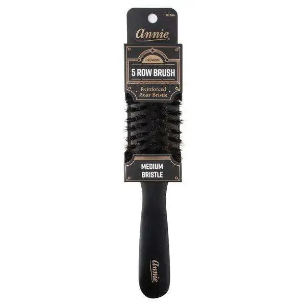 Annie Premium Medium 5 Row Brush - Black Matte [02384] 1