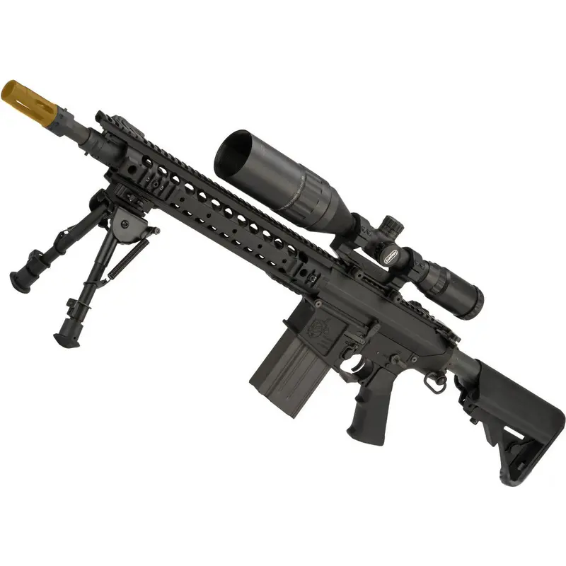 Ares Knight's Armament Licensed Sr25-M110k Airsoft Aeg Dmr - Black 1