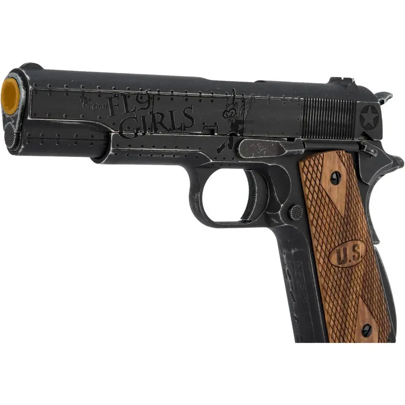 Auto-Ordnance Licensed Custom 1911 Gas Blowback Airsoft Pistol Licensed By Cybergun X Aw Customs - Fly Girls 1
