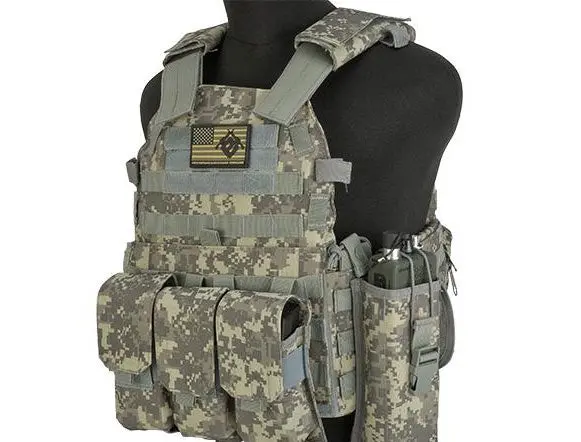 Avengers 6D9t4a Tactical Vest With Magazine And Radio Pouches 5
