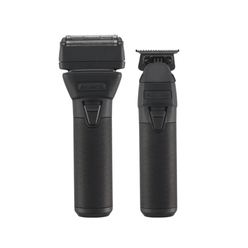 Babylisspro® Fxone™ Blackfx Trimmer & Double-Foil Shaver Prepack | Professional Barber Set 1