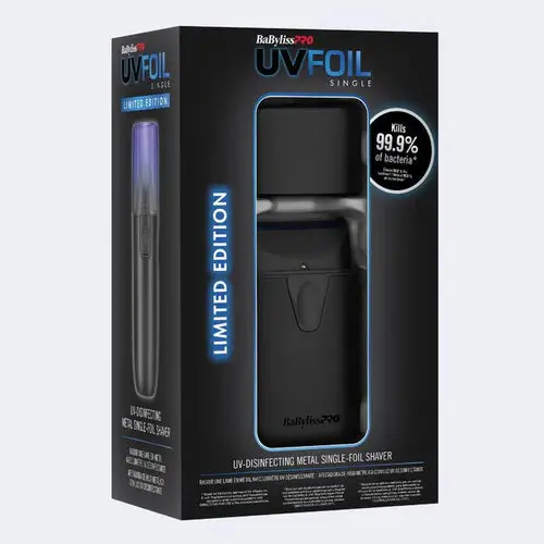 Babylisspro® Limited Edition Uvfoil Cordless Single Foil Shaver- Matte Black 1