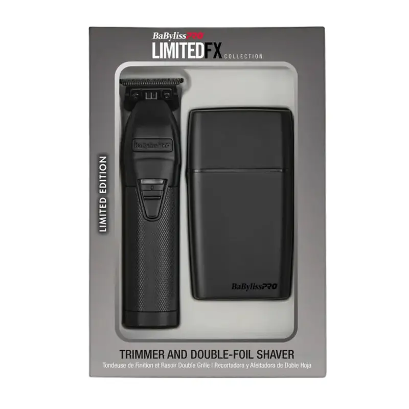 Babylisspro® Limitedfx Black Trimmer And Double-Foil Shaver Prepack [Fxduofs2tmb] 1