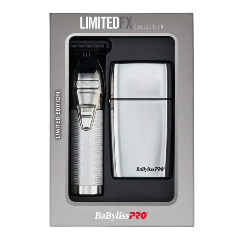 Babylisspro® Limitedfx Silver Trimmer And Double-Foil Shaver Gift Set 1
