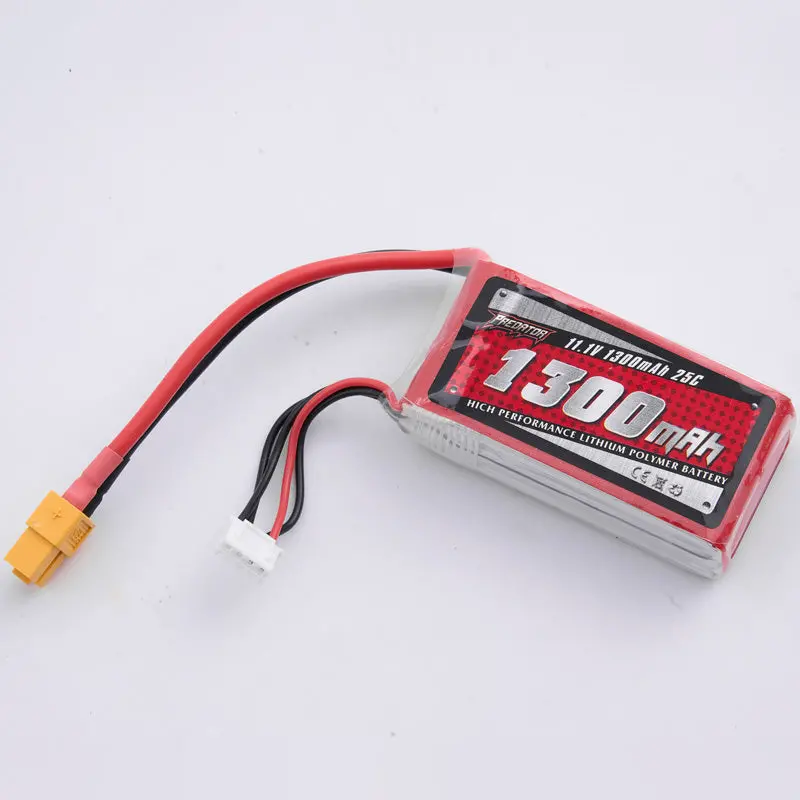 Battery 11.1V 1300Mah 25C Xt60 Plug 1