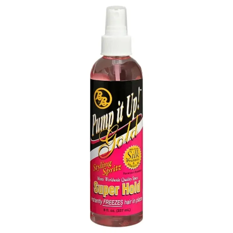 Bb Pump It Up Gold Styling Spritz Super Hold - 8 Oz 1