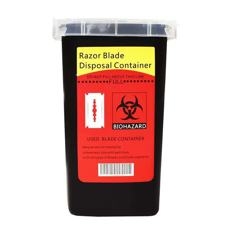 Black Ice Professional Razor Blade Disposal Container 1