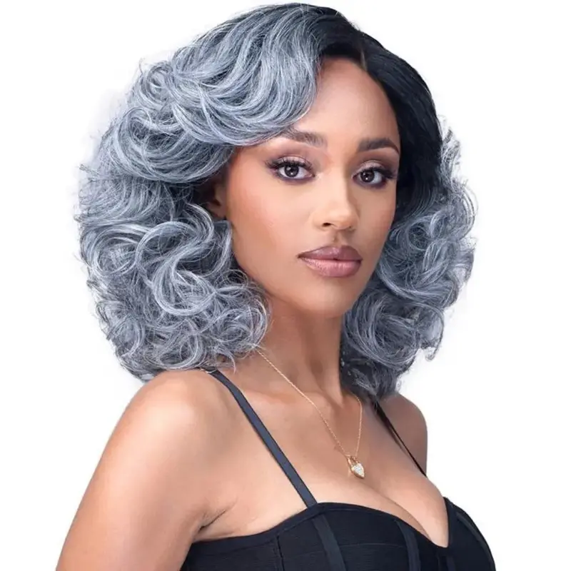 Bobbi Boss Lace Soft Curl Series 4" Deep Part Premium Synthetic Wig- Angelica 1