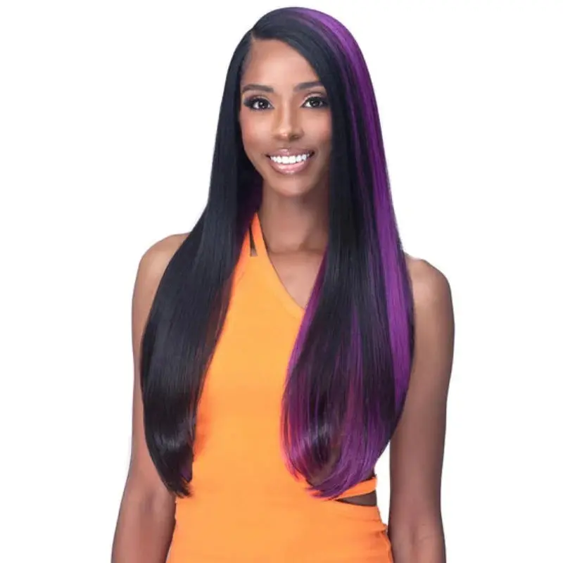 Bobbi Boss Swoop Part Premium Synthetic Hd Lace Wig- Emerson 10