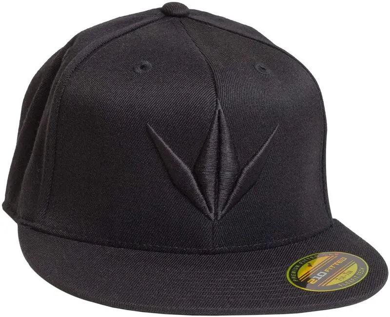 Bunker Kings Crown Flexfit 3D Hat Black/Black - L/Xl 1