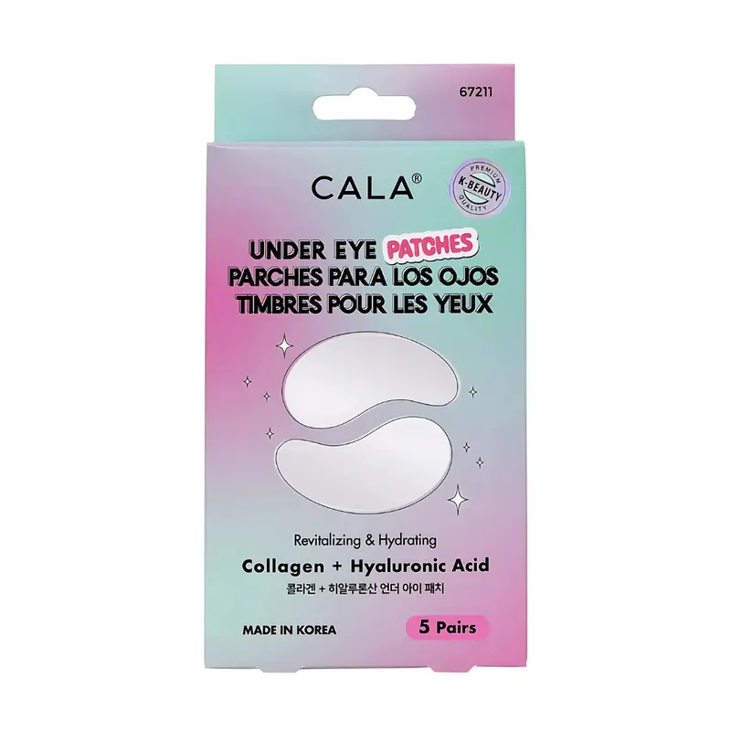 Cala Under Eye Patches – Collagen + Hyaluronic Acid (5 Pairs) | Hydrating & Firming Eye Treatment 1