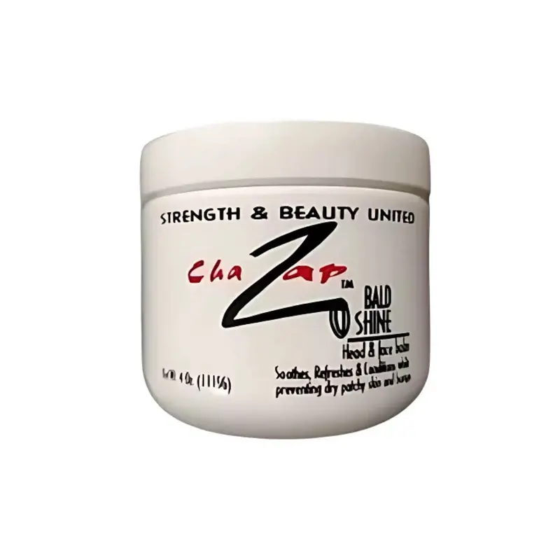 Chazap Bald Shine Head & Face Balm – 4 Oz | Hydrating Shine Balm For Bald Heads & Smooth Skin 1