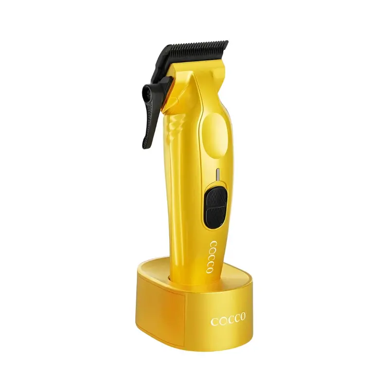 Cocco Hyper Veloce Pro Clipper | High-Performance Cordless Barber Clipper – Yellow 1