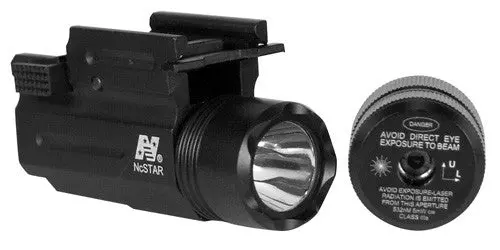 Compact Pistol And Rifle Flashlight - Green Laser - Quick Release Weaver Mount 1