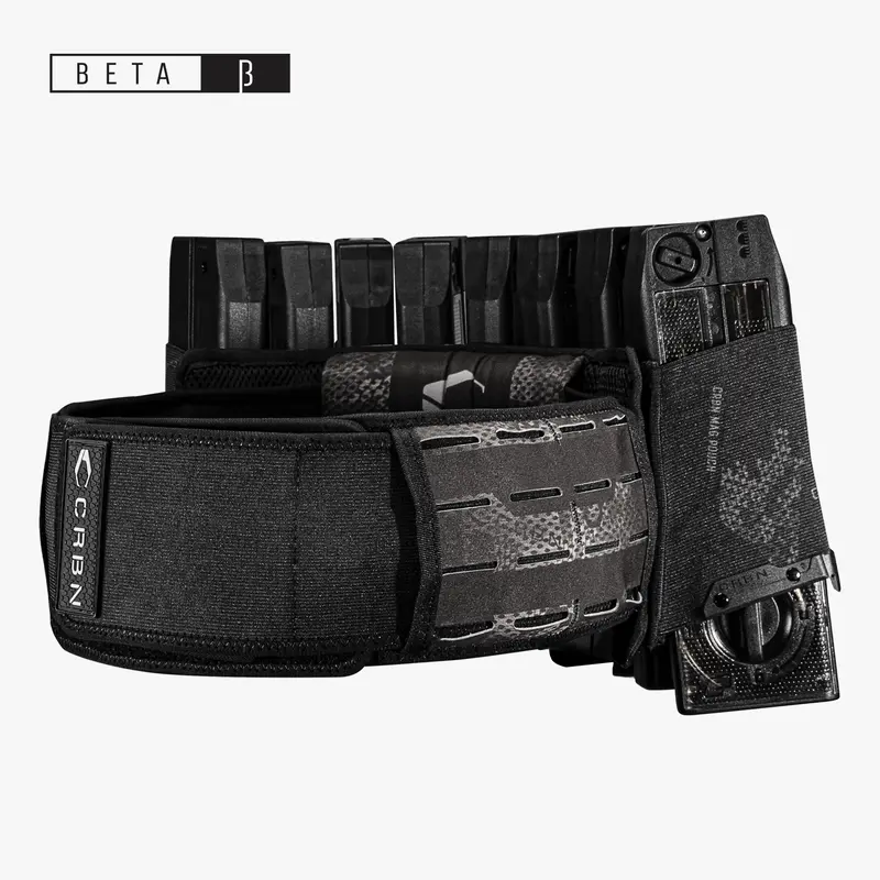 Crbn Carbon Paintball Sc Molle Harness Combo - Black 1