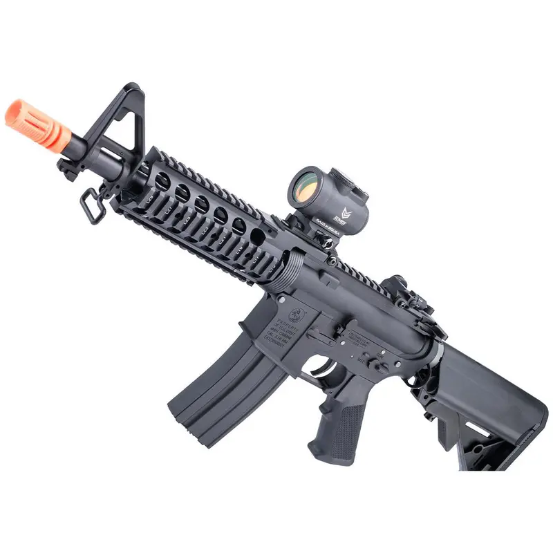 Cybergun Colt Licensed M4 Aeg Airsoft Rifle W/ E-Shooter Mosfet By E&C - M4a1 Cqb - Black 1