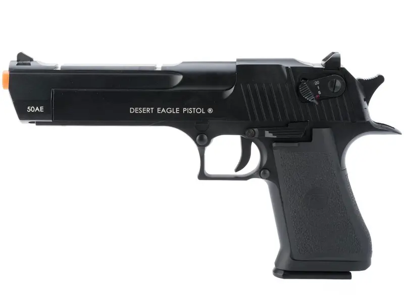 Cybergun Magnum Research Desert Eagle Semi/Full Auto Airsoft Co2 Gas Blowback Pistol - Black 2