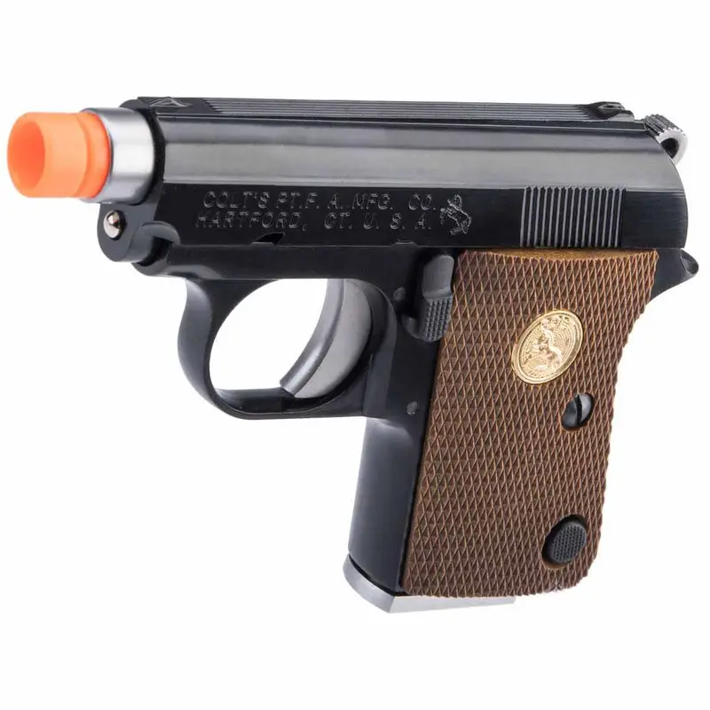 Cybergun We Tech Officially Licensed Colt Junior .25 Acp Gas Blowback Airsoft Pistol - Black 1