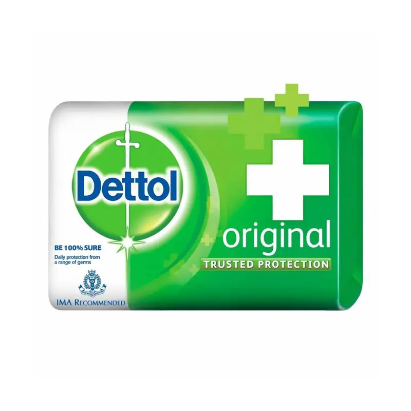Dettol Antibacterial Original Soap 3.5 Oz | Germ Protection Cleansing Bar Soap 1