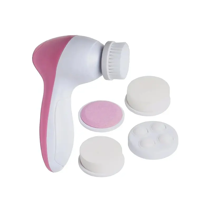 Diane 5-In-1 Facial Cleansing Brush | Deep Cleansing Exfoliating Face Brush With Interchangeable Heads 1