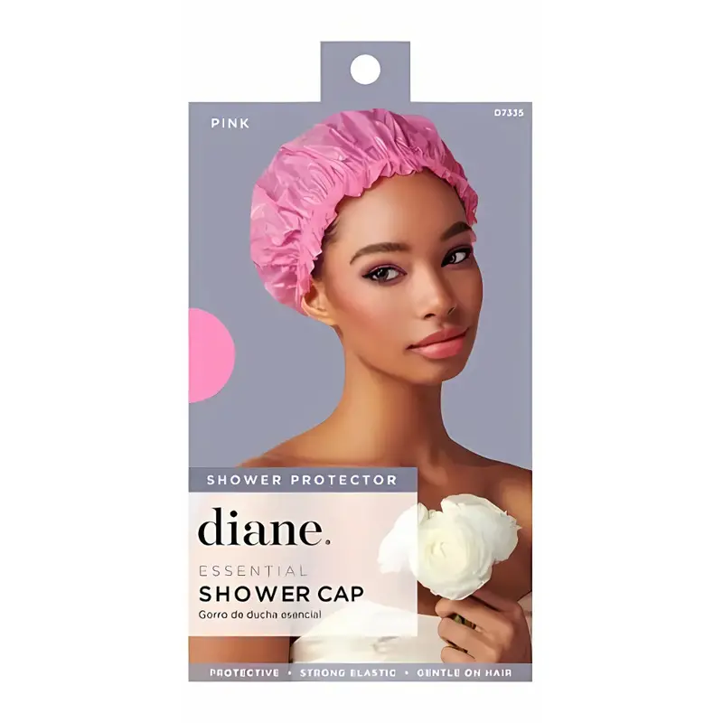 Diane Essential Shower Cap Waterproof Hair Cap | Shower Cap For Hair Protection – Choose Color 1