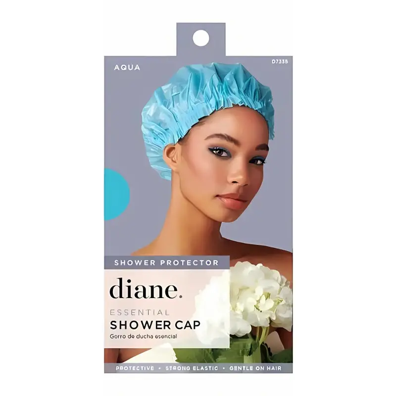 Diane Essential Shower Cap Waterproof Hair Cap | Shower Cap For Hair Protection – Choose Color 2