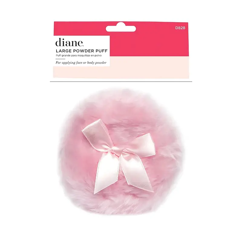 Diane Large Powder Puff | Soft Velour Makeup Applicator For Loose & Pressed Powder 1