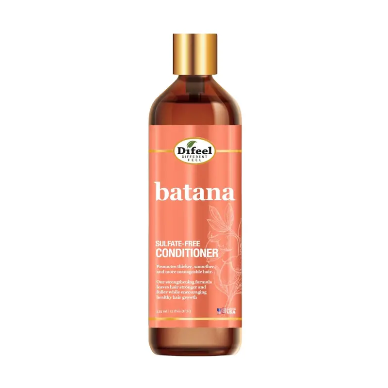 Difeel Batana Sulfate-Free Conditioner – 12 Oz | Moisturize, Strengthen & Promote Healthy Hair Growth 1