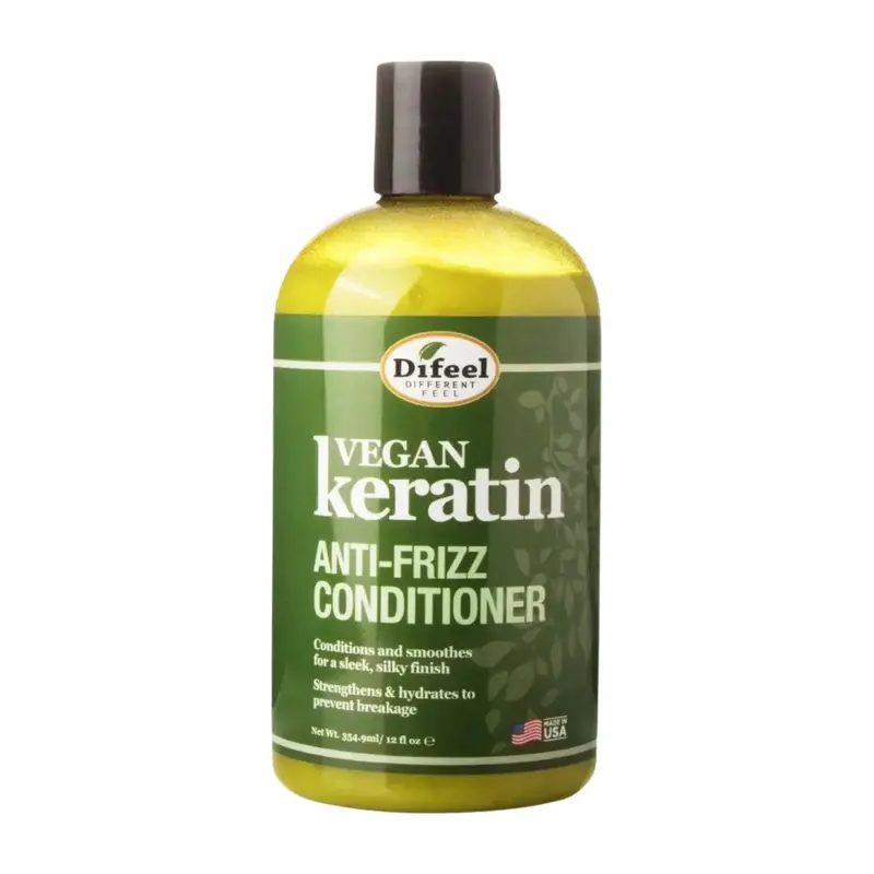 Difeel Vegan Keratin Anti-Frizz Conditioner - 12 Oz 1