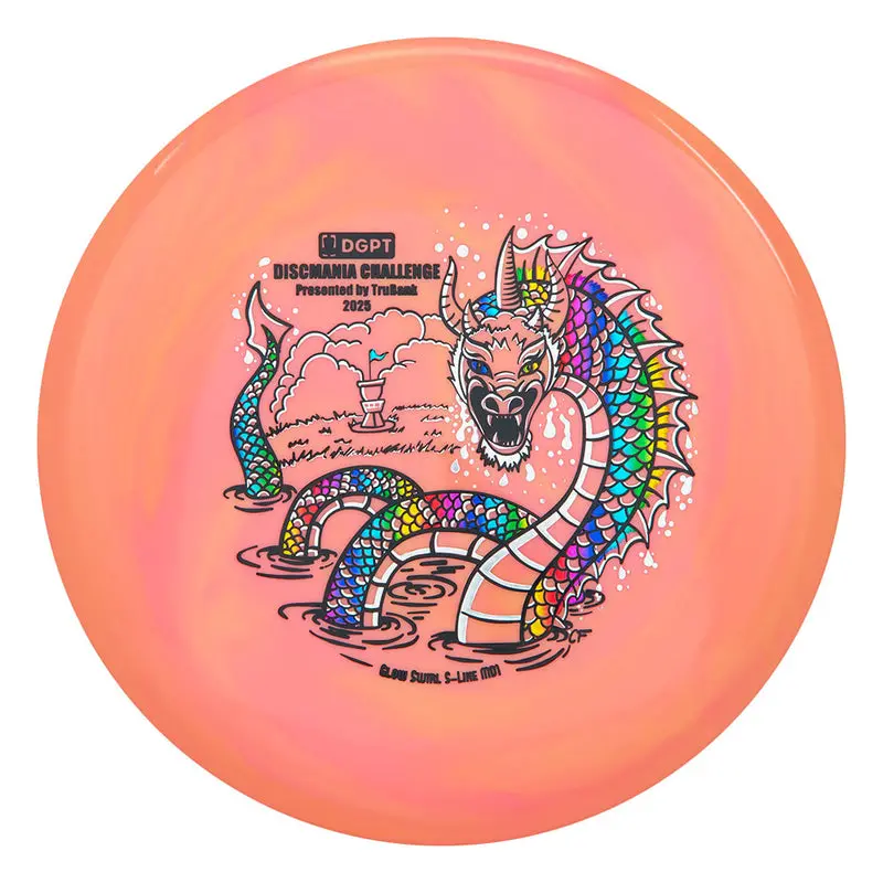 Discmania Glow Swirl S-Line Md1 Disc - Discmania Challenge 1