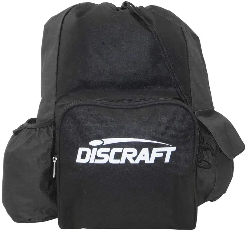 Discraft Draw String Disc Golf Bag - Black 1